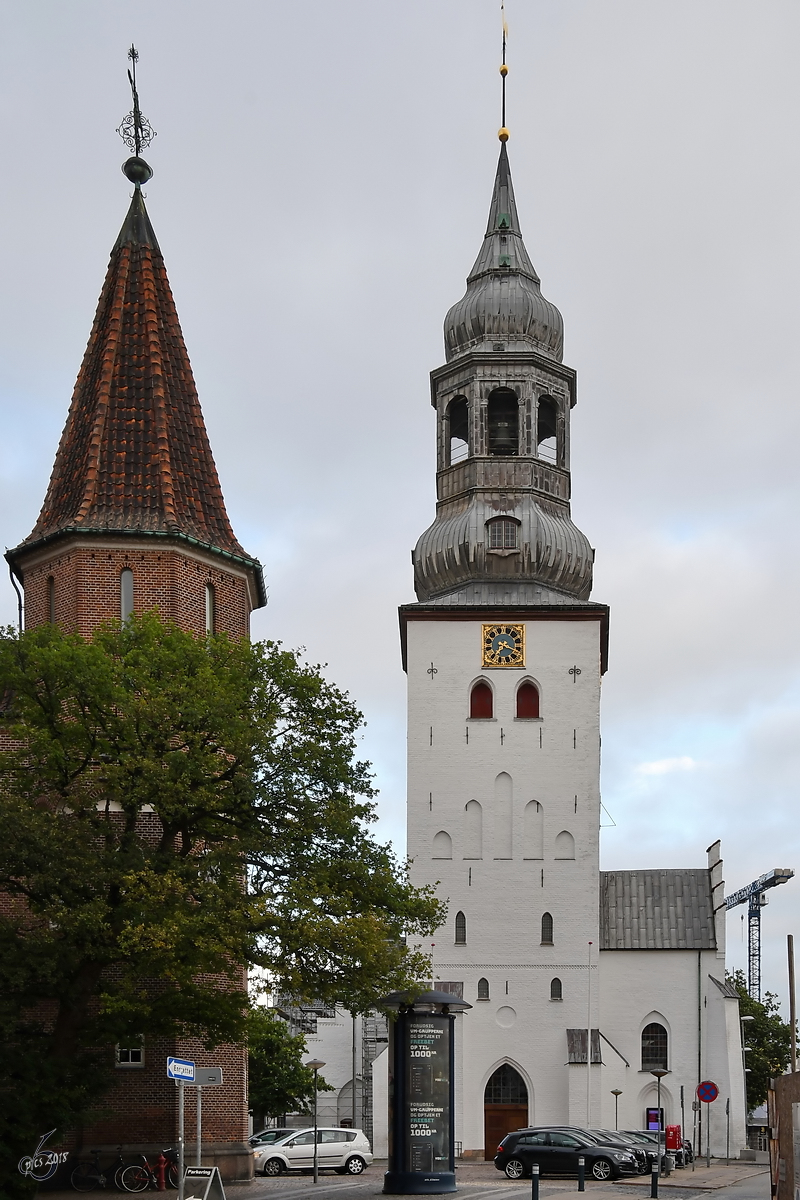 Der um 1450 errichteten St.-Budolfi-Dom zu Aalborg. (Juni 2018)