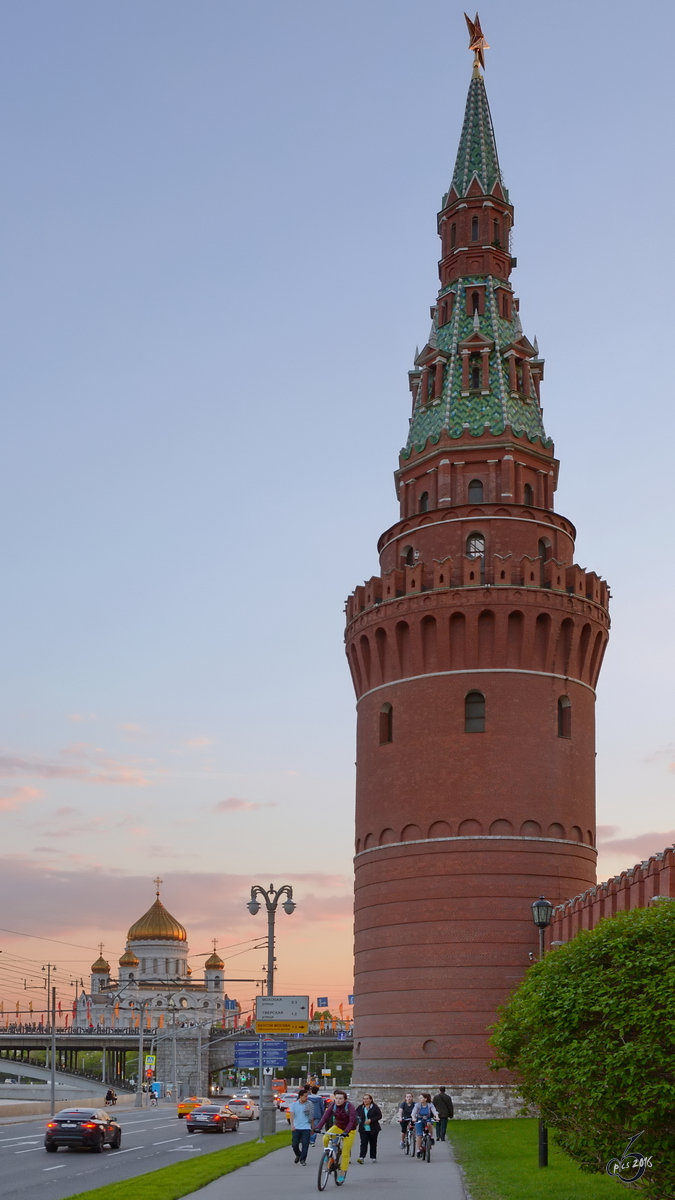 Der Wasserzugturm des Moskauer Kreml´s. (Mai 2016)