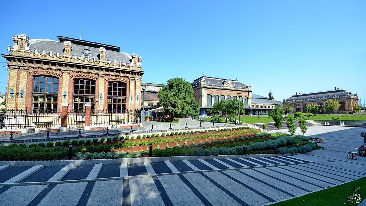 Der Westbahnhof (Nyugati plyaudvar) in Budapest wurde 1846 erffnet. (August 2013)