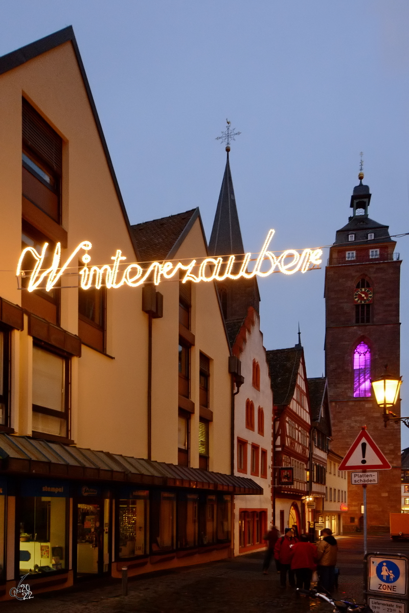 Der  Winterzauber  ist in Neustadt an der Weinstrae eingekehrt. (Dezember 2014)