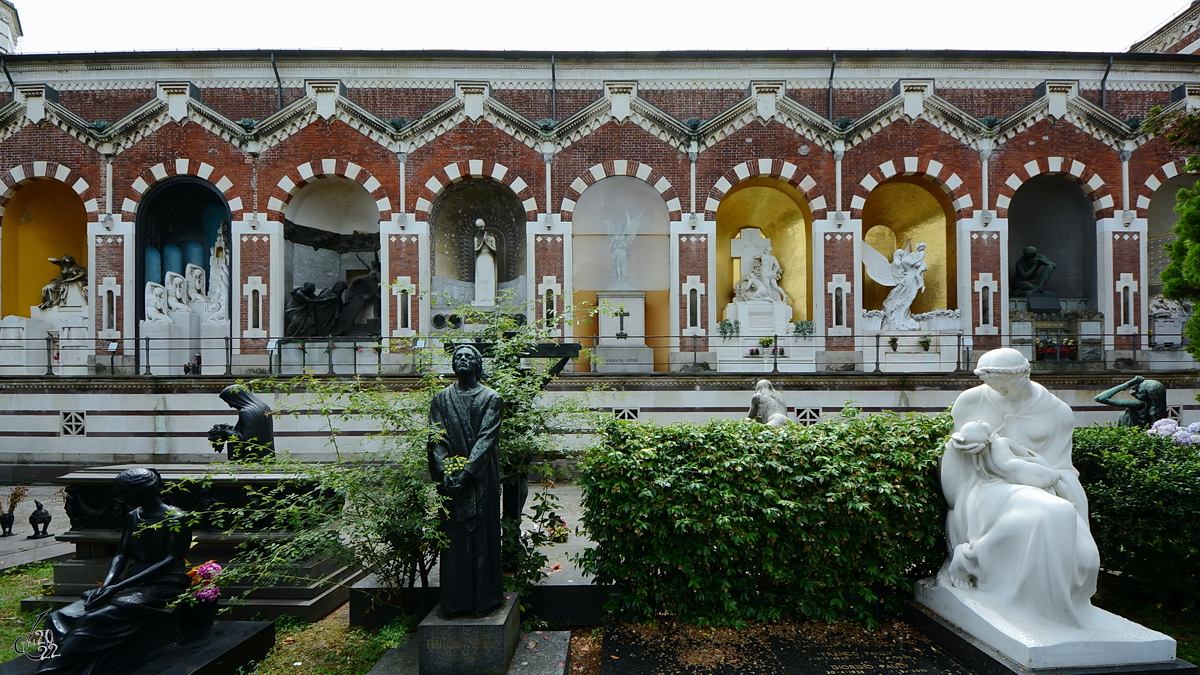 Der Zentralfriedhof (Cimitero Monumentale) von Mailand wurde 1866 erffnet. (Juni 2014)