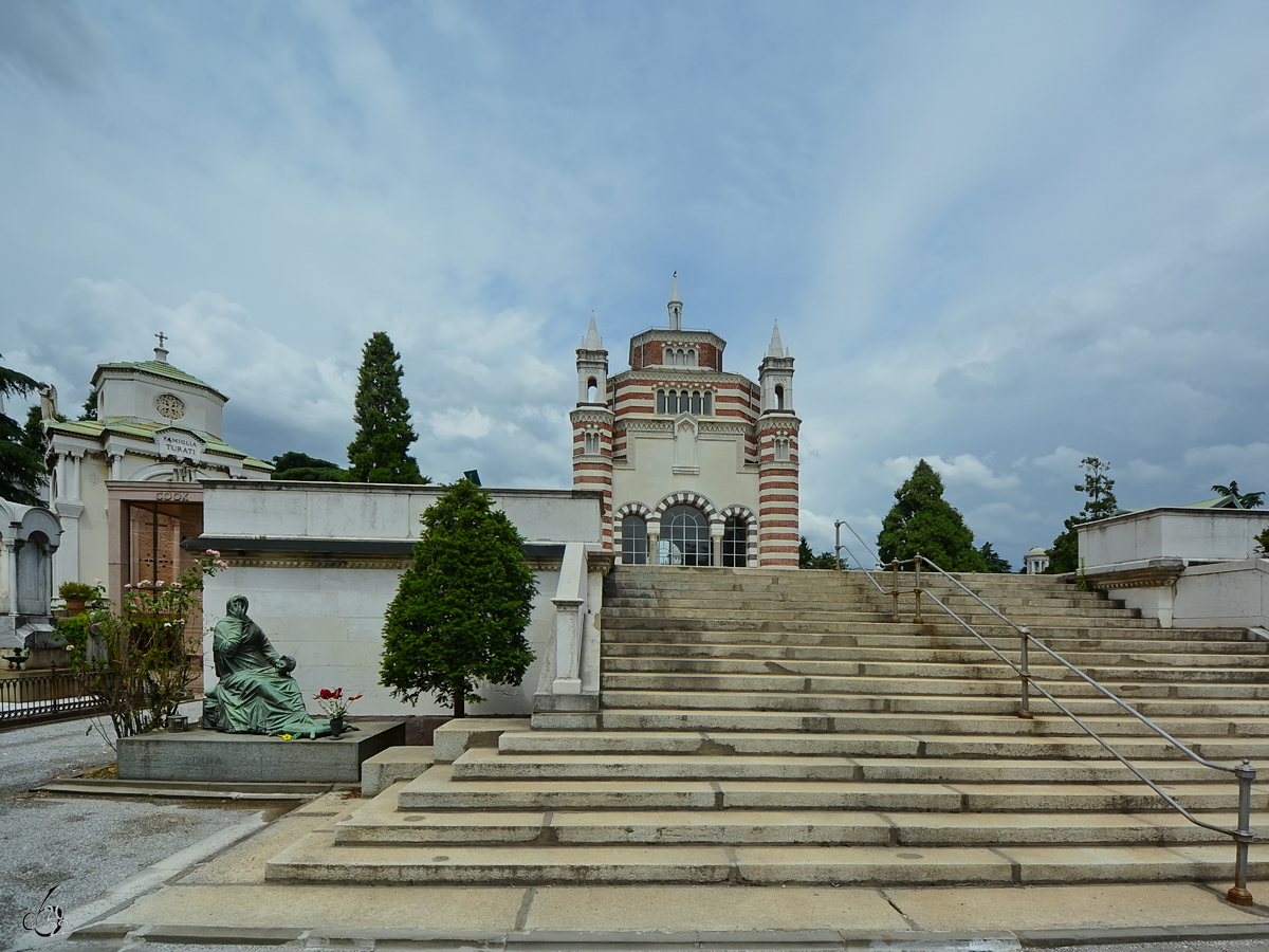 Der Zentralfriedhof (Cimitero Monumentale) von Mailand wurde 1866 erffnet. (Juni 2014)