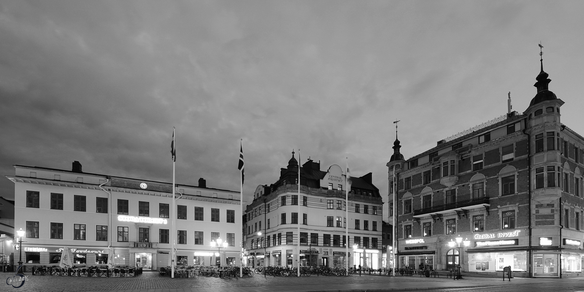 Der Zentralplatz von Linköping. (Juni 2012)