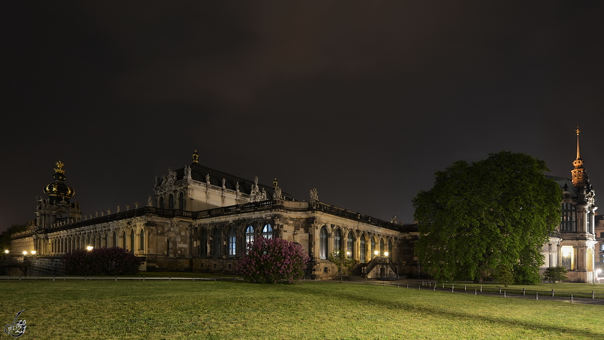 Der Zwinger in Dresden entstand ab 1709 als Orangerie und Garten sowie als reprsentatives Festareal. (April 2014)