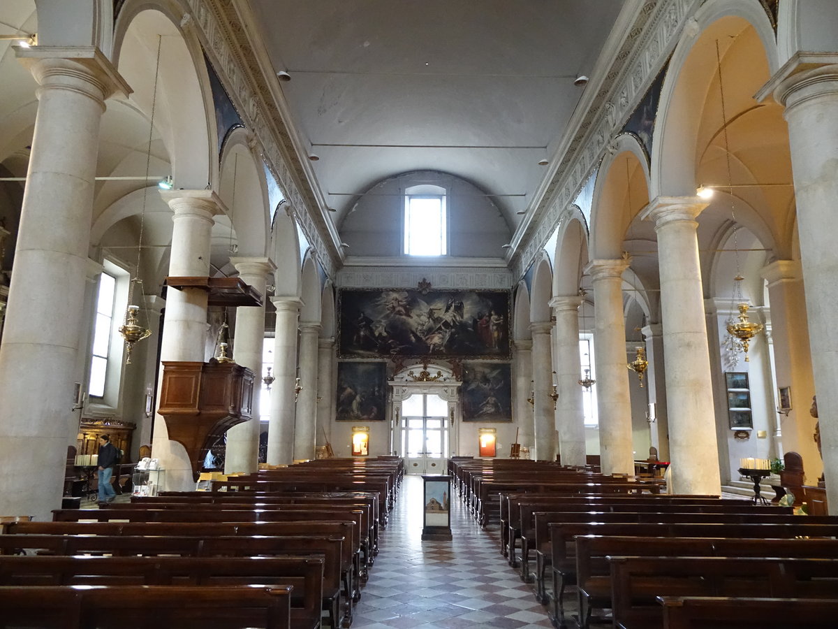 Desenzano, Innenraum der Kirche St. Maria Maggiore (08.10.2016)