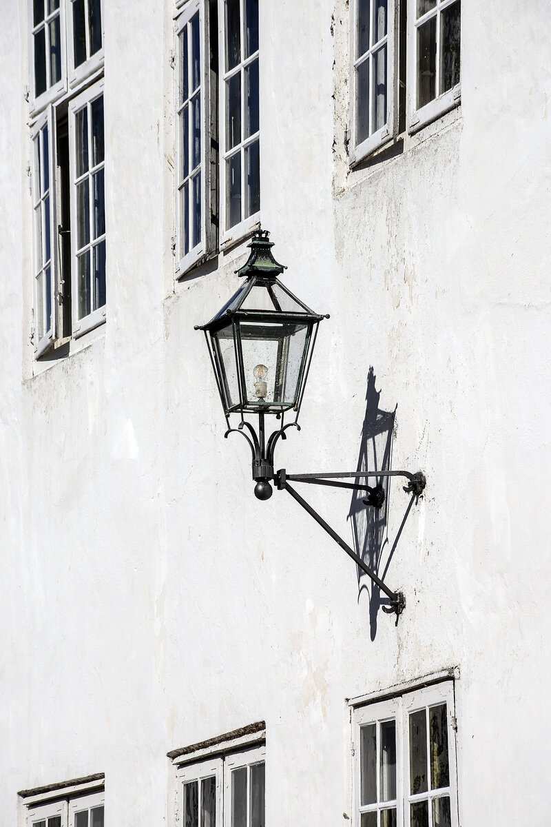 Detailaufnahme vom Schloss Gravenstein (Grsten Slot) in Nordschleswig (Snderjylland). Aufnahme: 9. Juni 2021