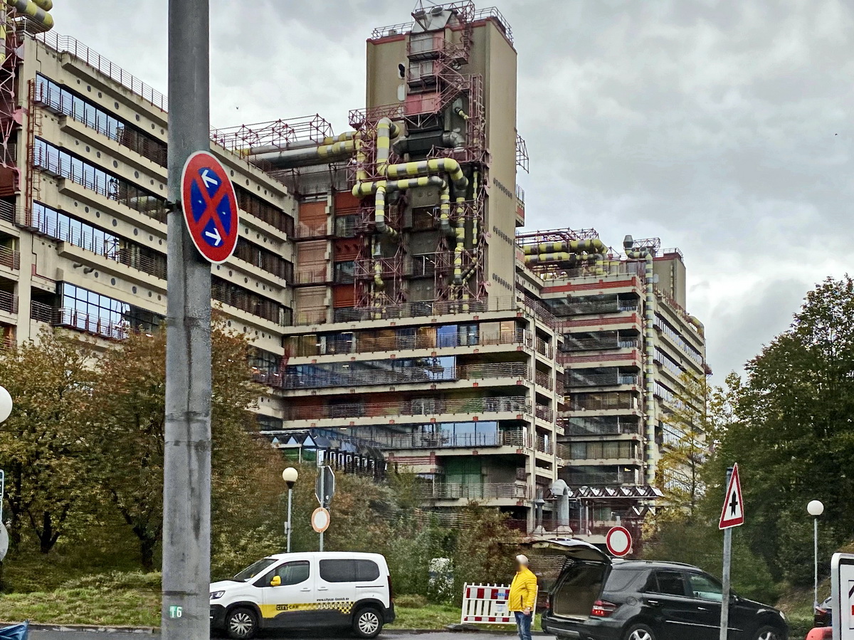 Detailblick zum Universittsklinikum Aachen am 09. Oktober 2020.