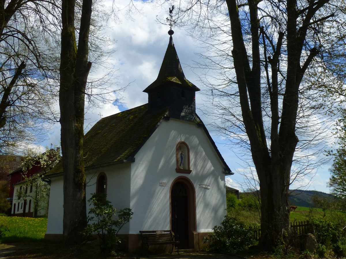 Deutschland, Rheinland-Pfalz, Kapelle in Hemmeres. 23.04.2014