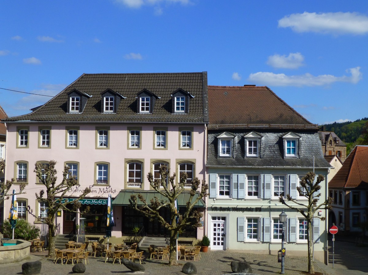 Deutschland, Rheinland-Pfalz, Landkreis Kusel, Kusel, Marktplatz. 16.04.2014