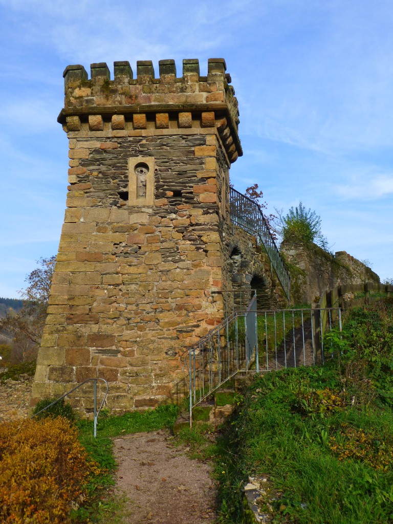 Deutschland, Rheinland-Pfalz, Landkreis Trier-Saarburg, Saarburg, der Belvedere Turm. 22.11.2014