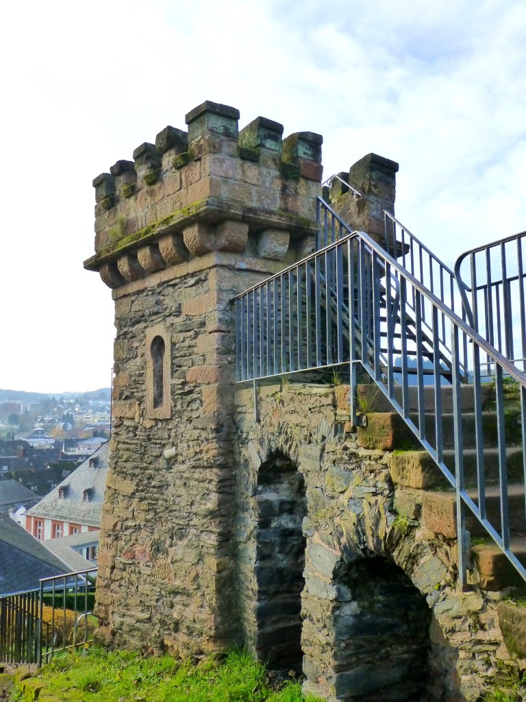 Deutschland, Rheinland-Pfalz, Landkreis Trier-Saarburg, Saarburg, der Belvedere Turm. 22.11.2014