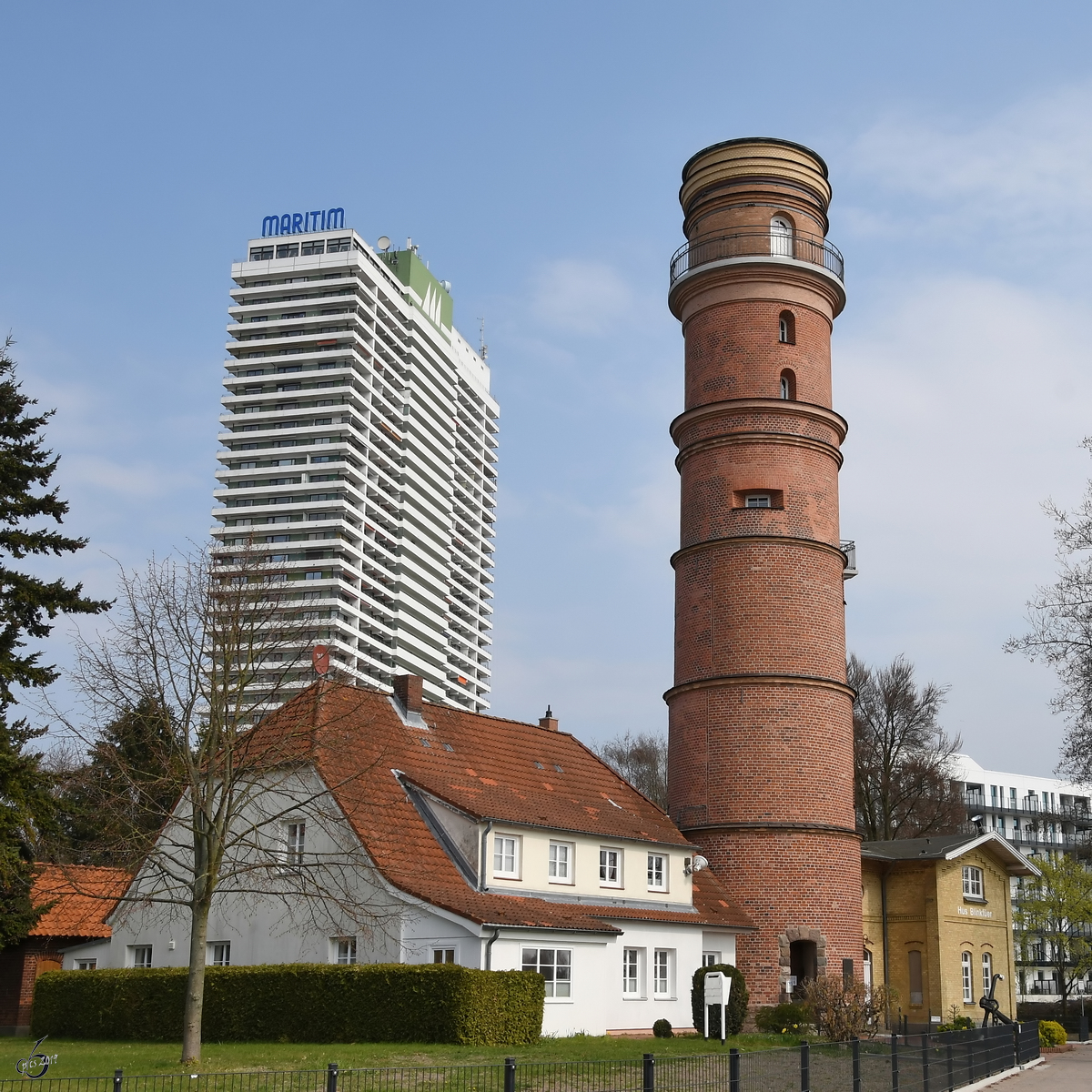 Deutschlands dienstltester Leuchtturm steht in Travemnde und ist heute ein Museum. (April 2019)