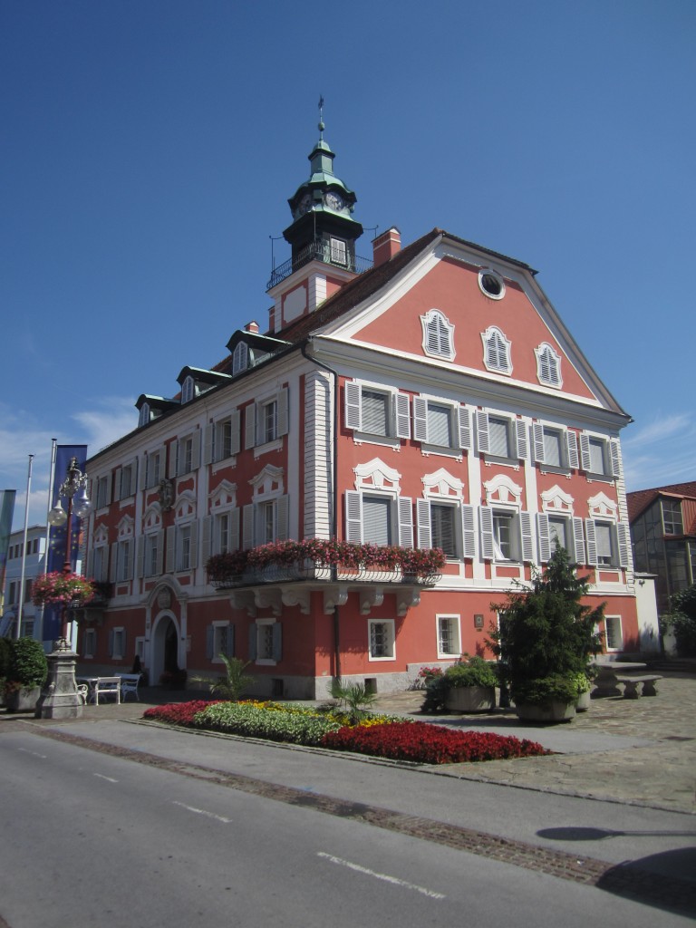 Deutschlandsberg, Rathaus, erbaut im 18. Jahrhundert durch Franz Xaver Jud (19.08.2013)