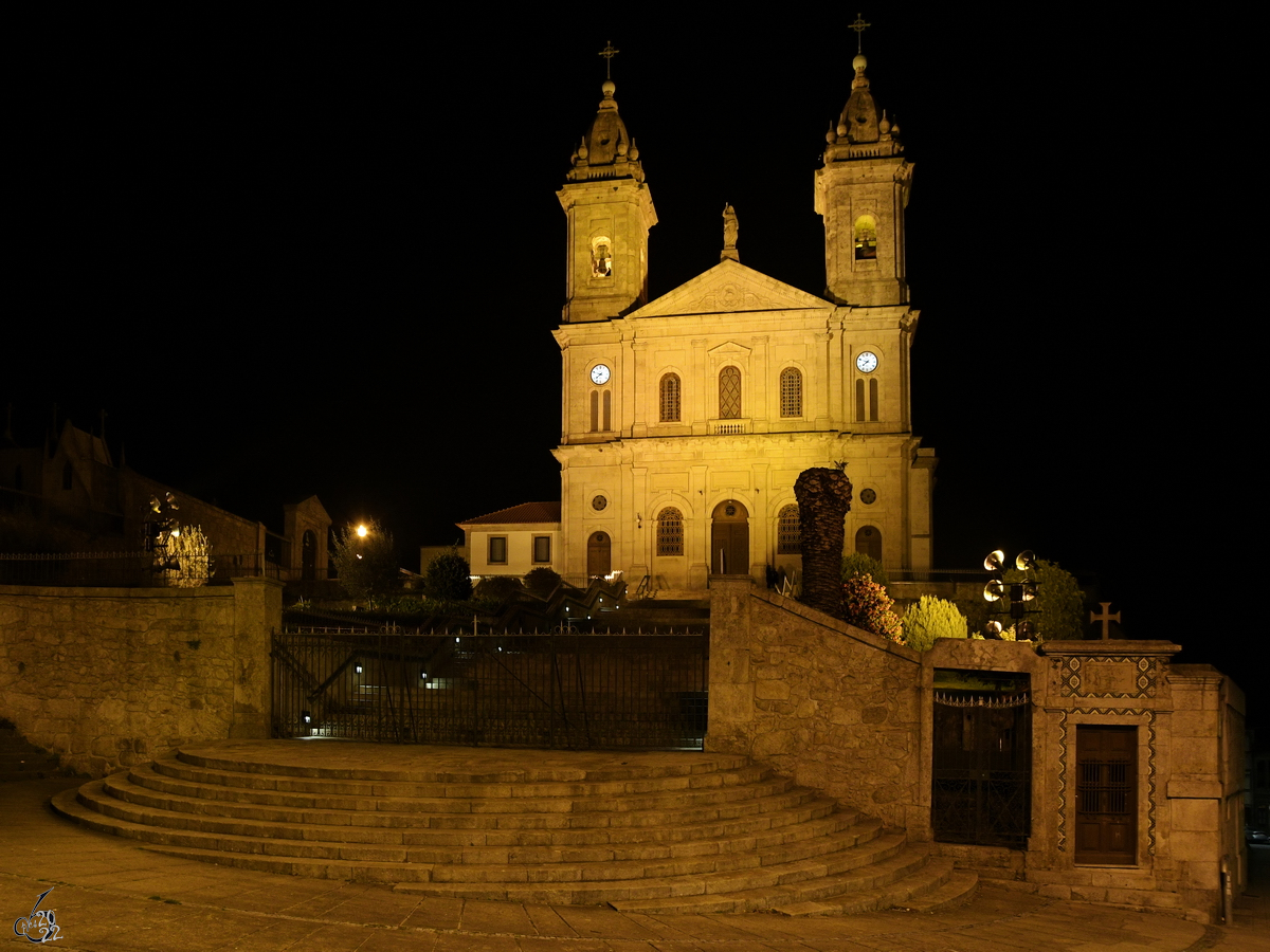 Die im 19. Jahrhundert im klassizistischem Stil erbaute Kirche Unser Herr vom guten Tod (Igreja do Senhor do Bonfim) ist eine der vielen Kirchen in Porto. (Januar 2017)