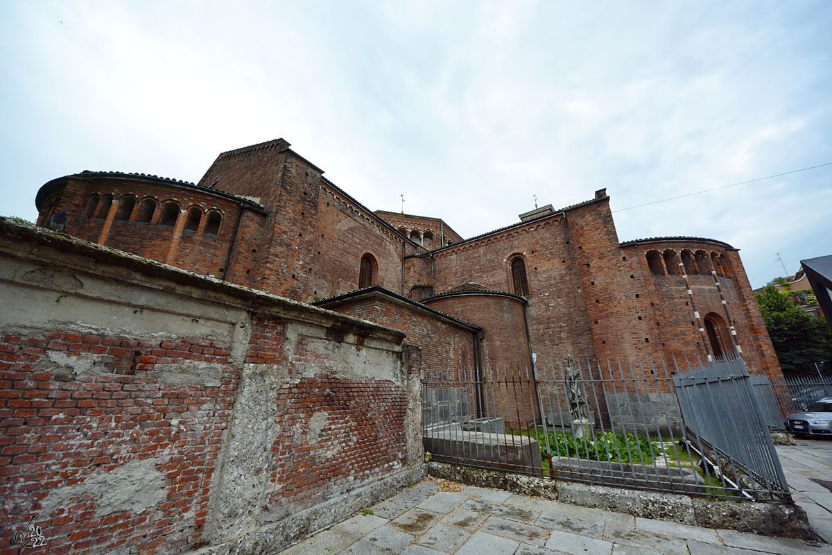 Die im 4. Jahrhundert entstandene Basilika San Nazaro in Brolo ist eine der ltesten Kreuzkirchen der westlichen Welt. (Mailand, Juni 2014)