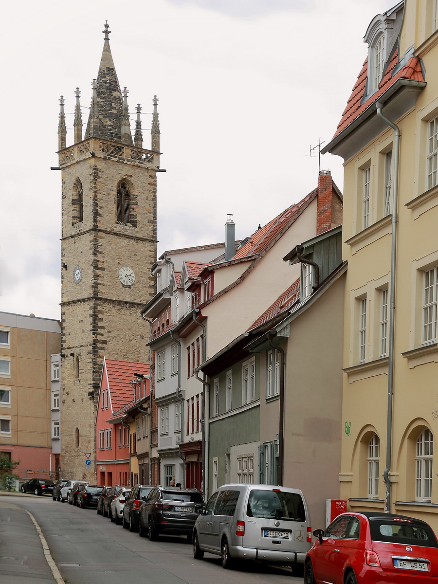 Die Andreaskirche in Erfurt,  besichtigt am 29. August 2020.