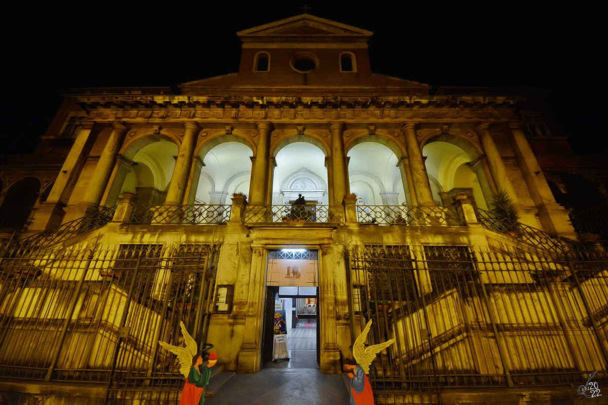 Die Basilica di Sant'Antonio wurde 1888 auf den Heiligen Antonius von Padua geweiht und seit 1960 eine der Titelkirchen in Rom. (Dezember 2015)