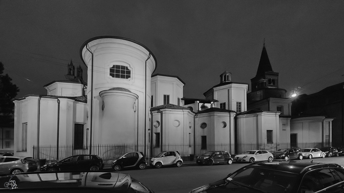 Die Basilika Sant’Eustorgio befindet sich im Sden der Altstadt von Mailand. (Juni 2014)