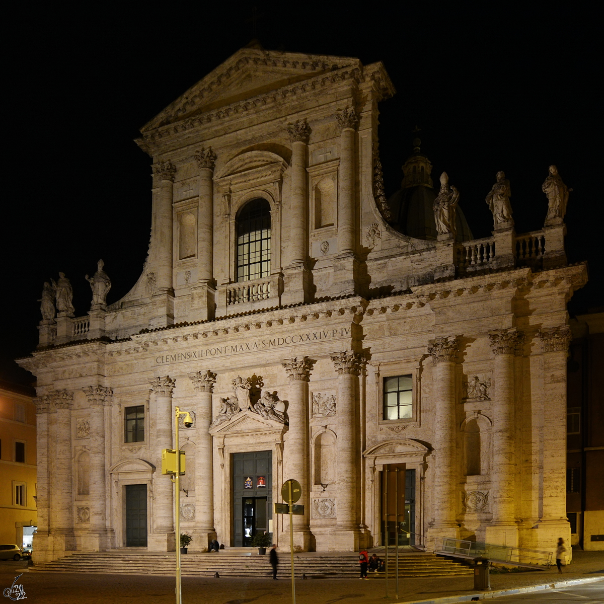 Die Chiesa Parrocchiale di San Giovanni Battista dei Fiorentini ist eine im Barockstil erbaute Kirche in Rom. (Dezember 2015)