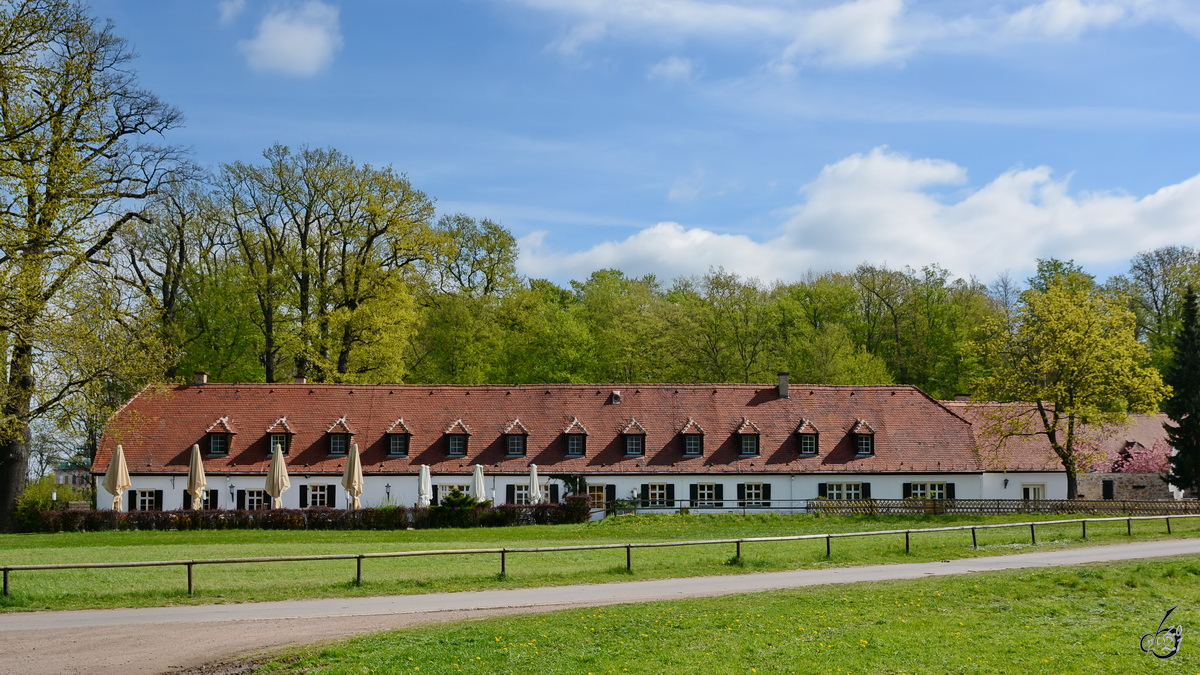 Die Churfrstliche Waldschnke in Moritzburg hat ihren Ursprung im Jahr 1770. (April 2014)