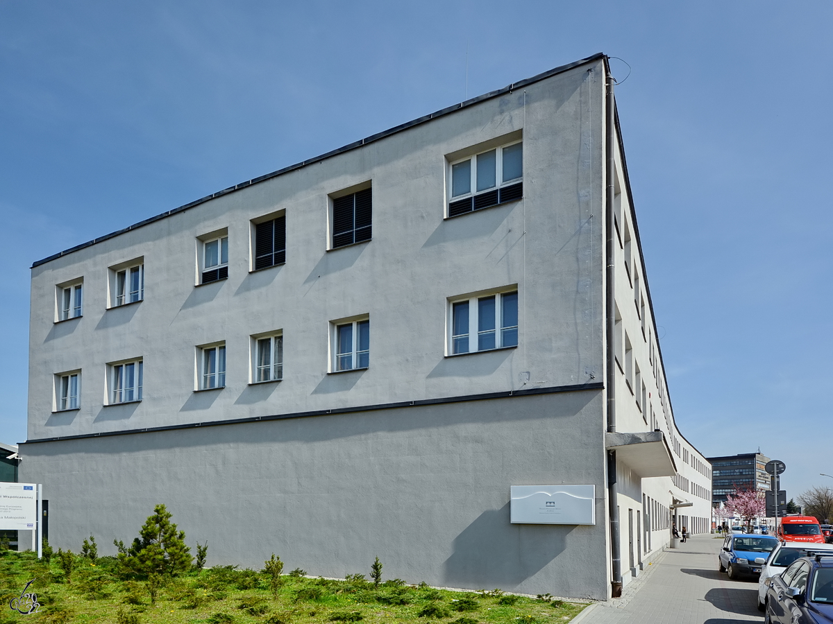 Die Emaillefabrik von Oskar Schindler im ehemaligen Krakauer Ghetto. (April 2014)