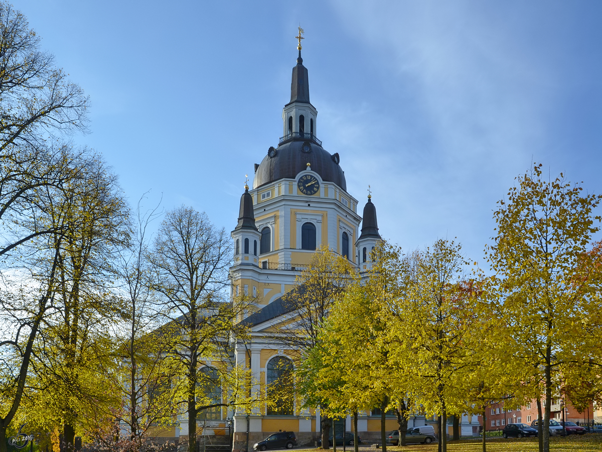 Die evangelisch-lutherische Katarinakirche auf der Insel Sdermalm in Stockholm. (Oktober 2011)