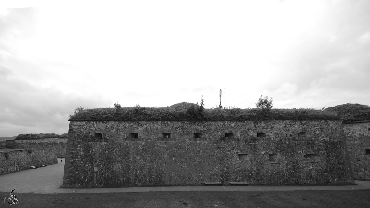 Die Festung Ehrenbreitstein ist eine seit dem 16. Jahrhundert bestehende Befestigungsanlage gegenber der Moselmndung in Koblenz. (September 2013)