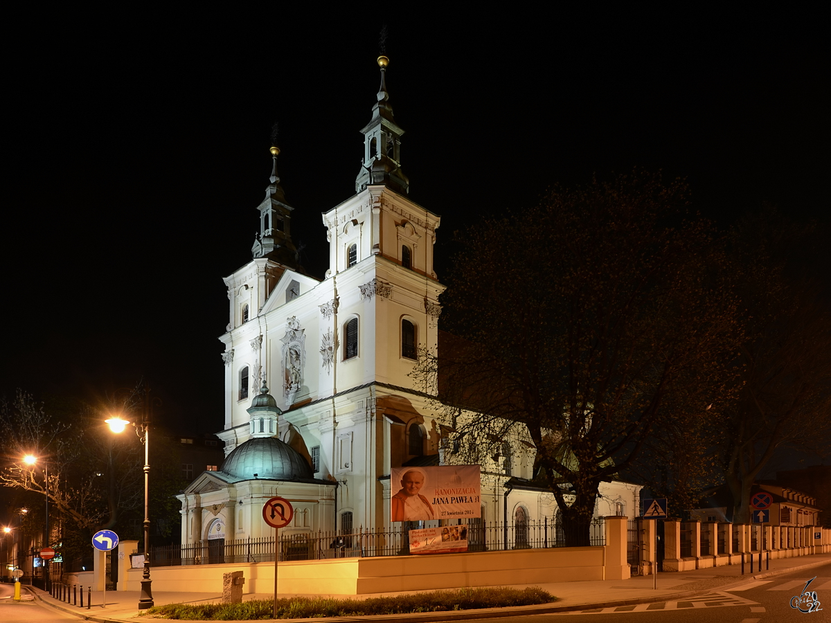 Die Floriansbasilika wurde in den Jahren 1657 bis 1684 im barocken Stil (wieder auf)gebaut. (Mrz 2014)