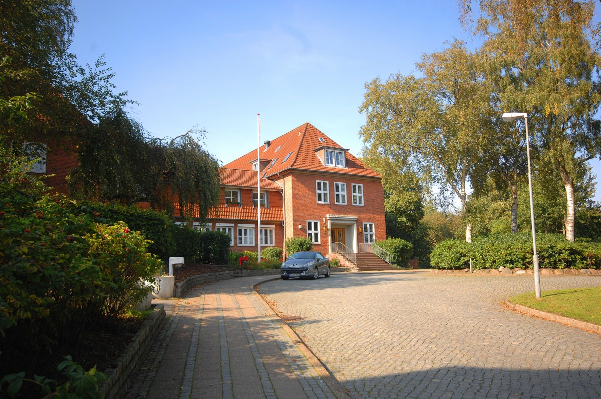 Die Gustav Johannes-Schule in Flensburg. Aufnahme: September 2011.