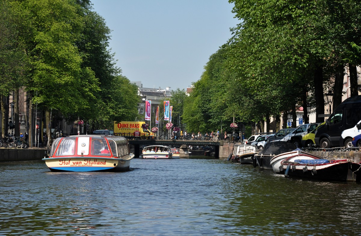 Die  Herengracht  in Amsterdam - 23.07.2013