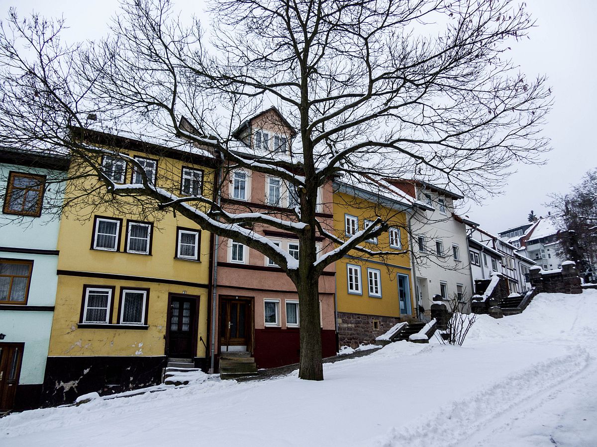 Die Innenstadt von Eisenach (25.01.2013)