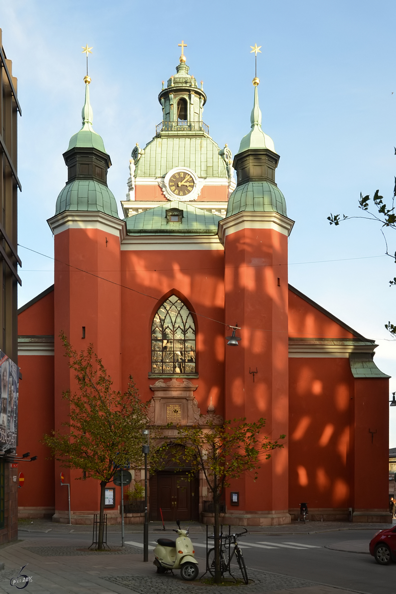 Die Jakobskirche im Zentrum der schwedischen Hauptstadt Stockholm. (Oktober 2011)