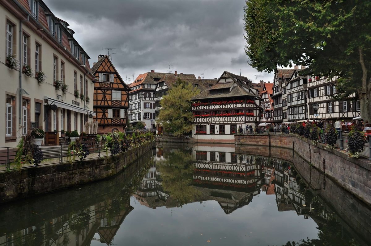 Die Kanäle von Strasbourg. 04.09.2014 