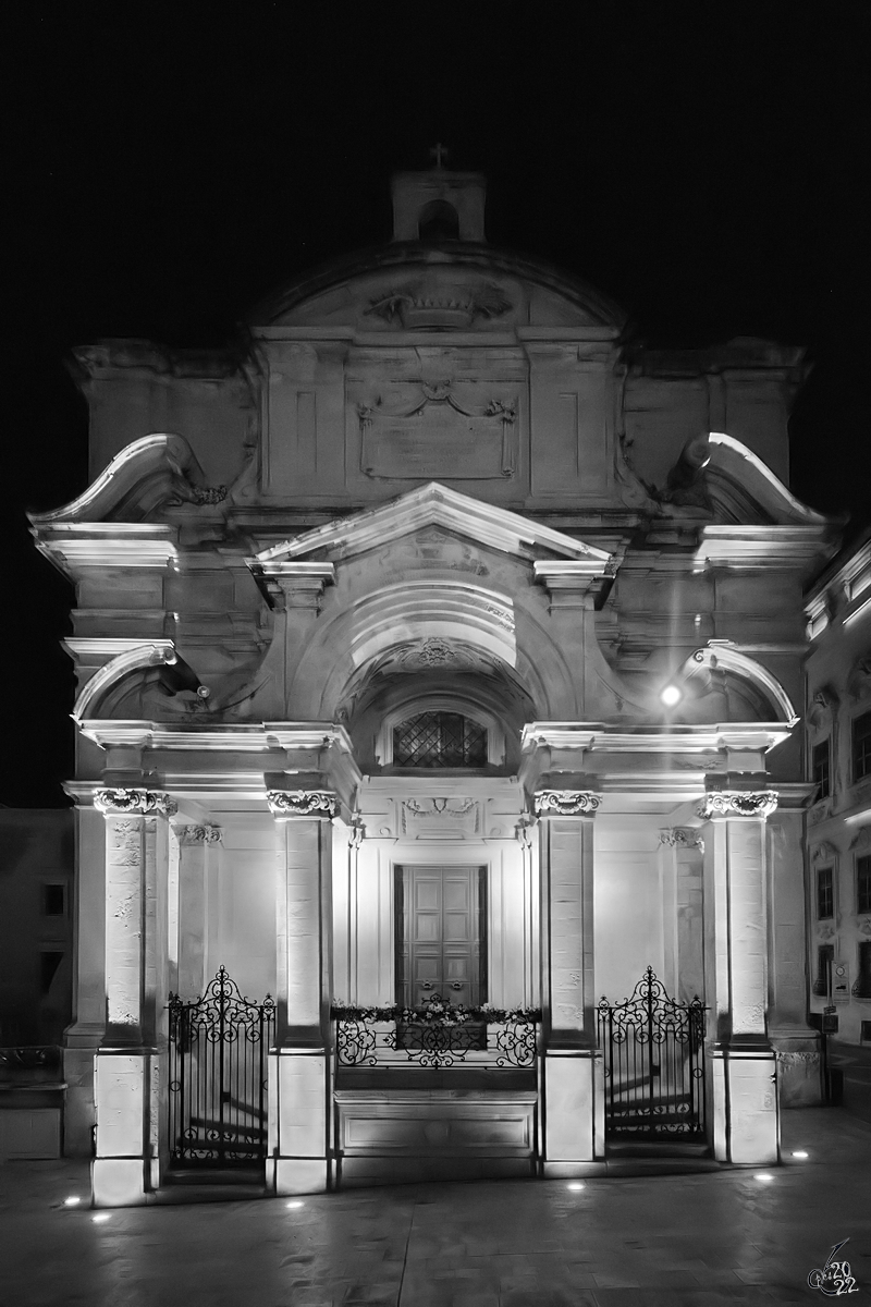 Die Kirche der heiligen Katharina von Alexandrien (Knisja ta’ Santa Katerina tal-Italja) in Valletta wurde im 16. Jahrhundert erbaut. (Oktober 2017)