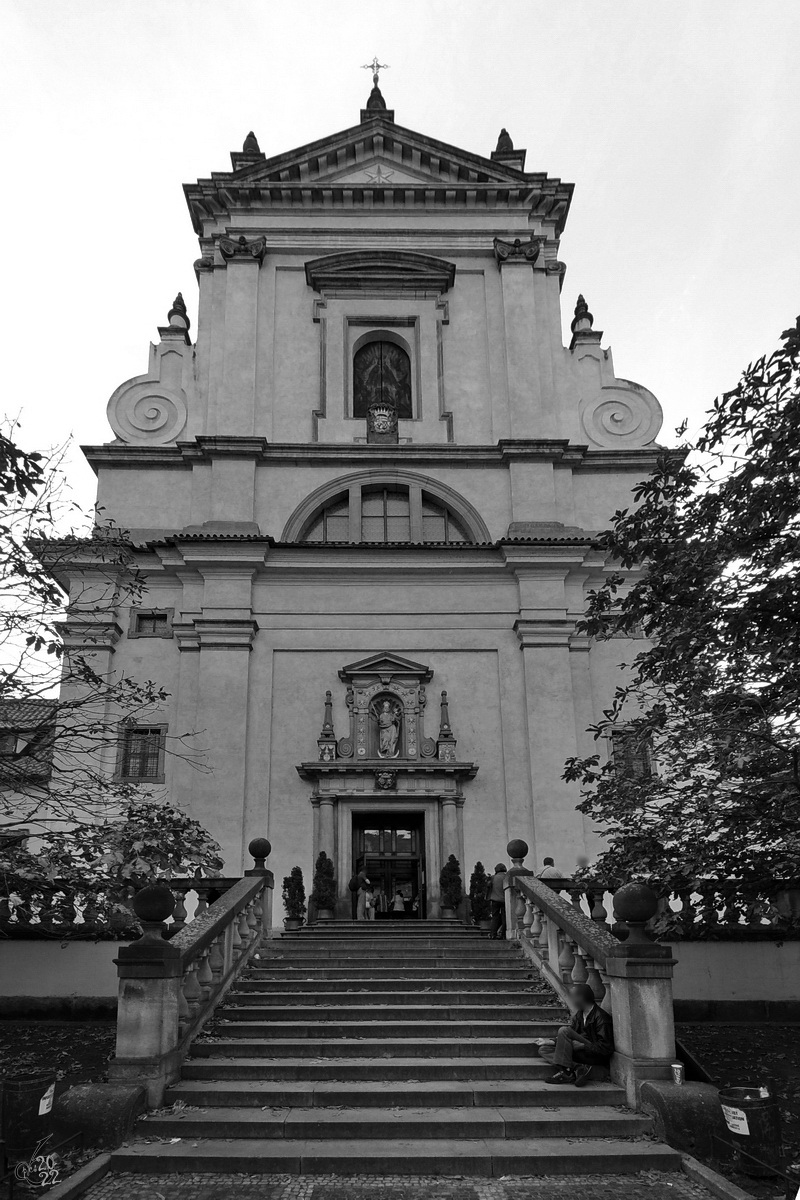 Die Kirche Maria vom Siege wurde von 1611 bis 1613 erbaut. (Prag, September 2012)