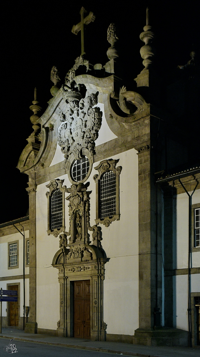 Die Kirche Unserer lieben Frau der Hoffnung (Igreja de Nossa Senhora da Esperana) in Porto. (Januar 2017)