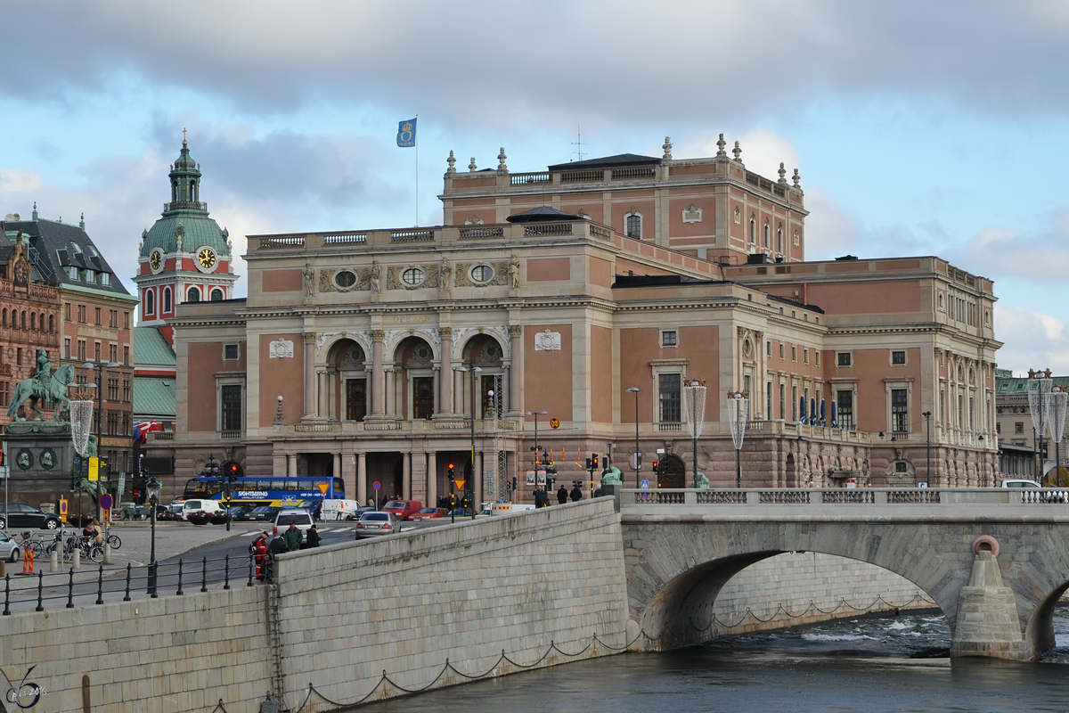 Die Kniglich Schwedische Nationaloper in Stockholm. (Oktober 2011)