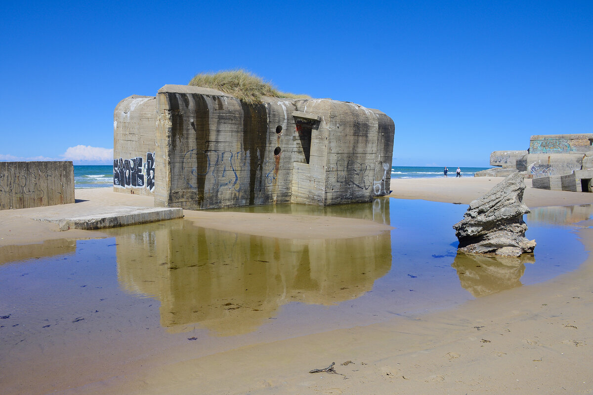 Die K�stenbatterie Furreby ist eine deutsche Weltkrieg-Befestigungsanlage n�rdlich von L�kken in D�nemark. Ab 1942 bauten deutsche Truppen die Anlage als Teil des Atlantikwalls. Aufnahme: 11. Juni 2026.