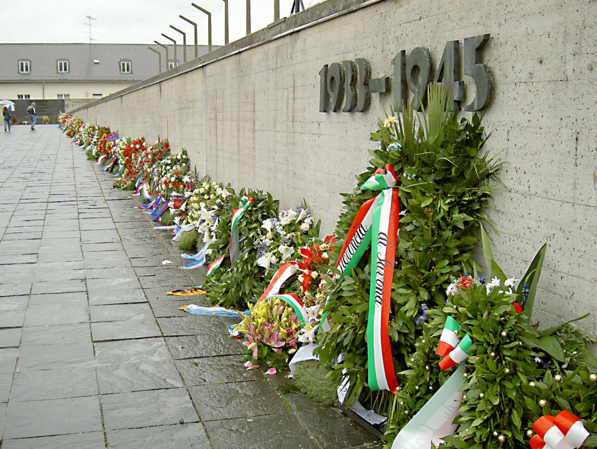 Die KZ-Gedenksttte in Dachau. Aufnahme: 4. Mai 2005.
