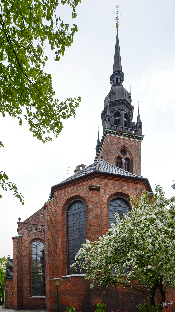 Die lutherische Heiliggeistkirche steht im Zentrum von  Kopenhagen. (Mai 2012)