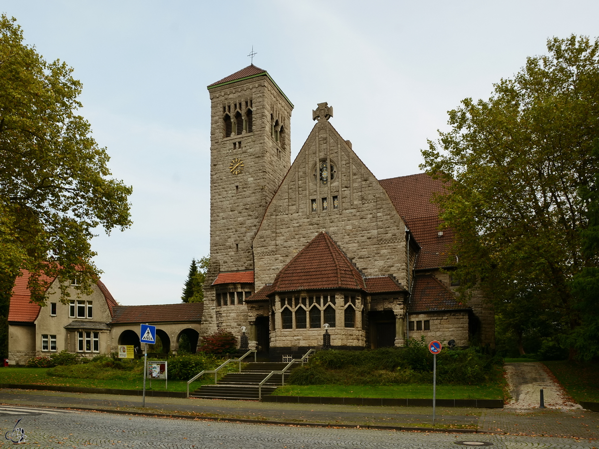 Die Lutherkirche in Bochum wurde in den Jahren 1911 bis 1912 erbaut. (September 2014)