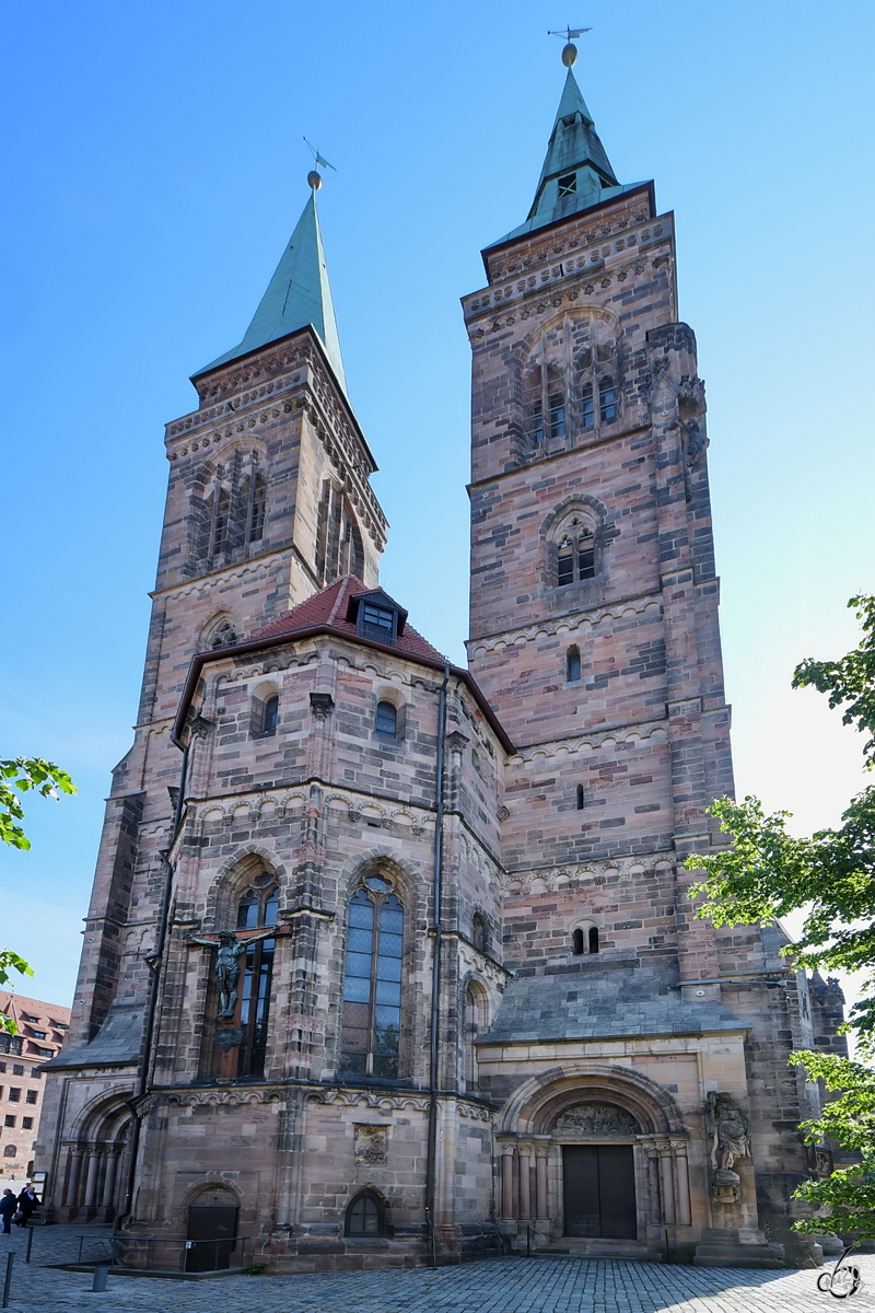 Die mittelalterliche St. Sebald-Kirche ist die lteste Pfarrkirche Nrnbergs. (Mai 2017)