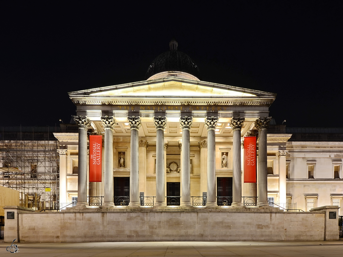 Die National Gallery  gilt als eine der umfassendsten und bedeutendsten Gemldegalerien der Welt. (London, September 2013)