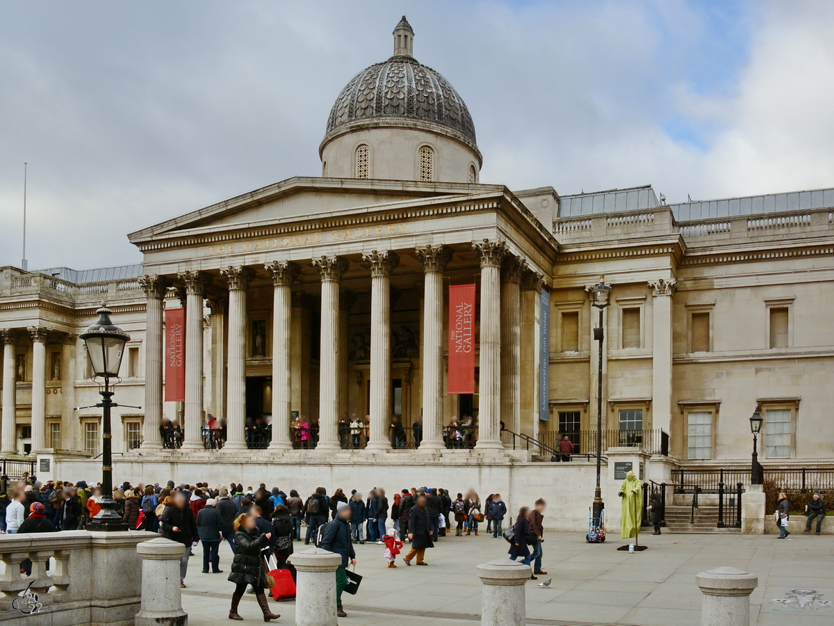 Die National Gallery gilt als eine der umfassendsten und bedeutendsten Gemäldegalerien der Welt. (London, September 2013)