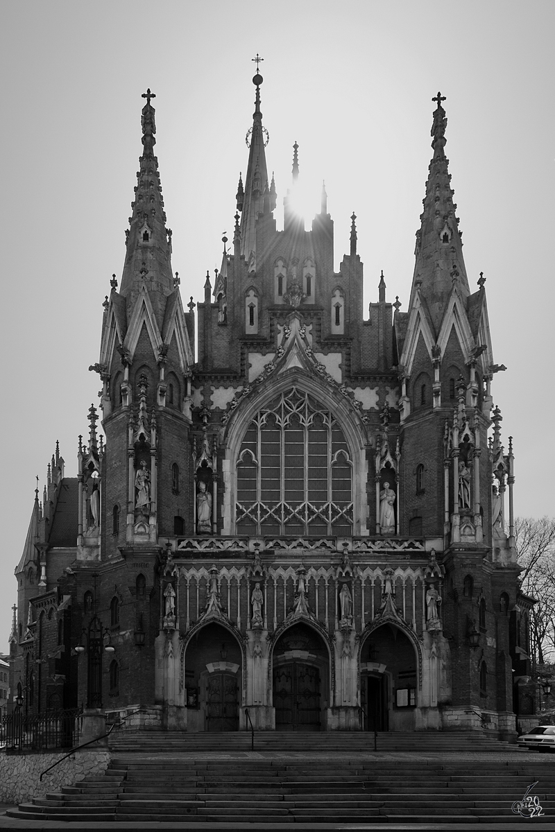 Die neugotische Josefskirche in Krakau wurde von 1905 bis 1909 erbaut. (April 2014)