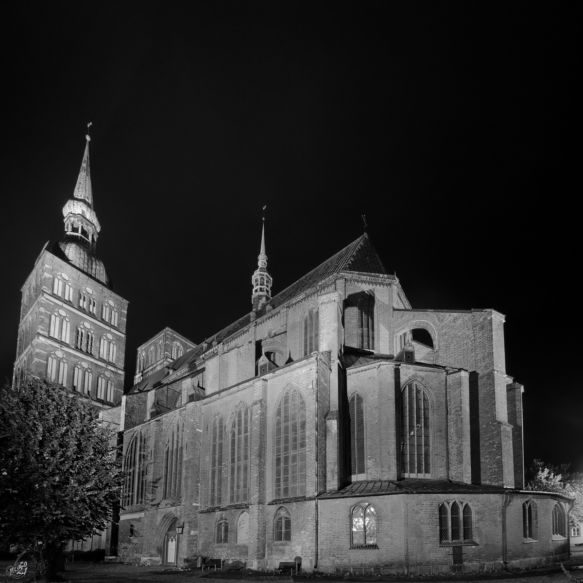 Die  Nikolaikirche in Stralsund wurde im Jahr 1276 erstmals urkundlich erwhnt. (August 2014)