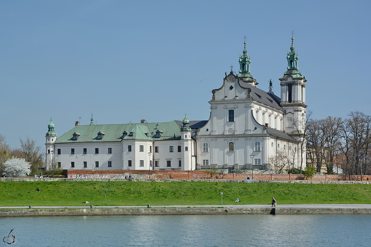 Die Paulinerbasilika (Bazylika Paulinw) in Krakau hat ihren Ursprung im 13. Jahrhundert. (April 2014)