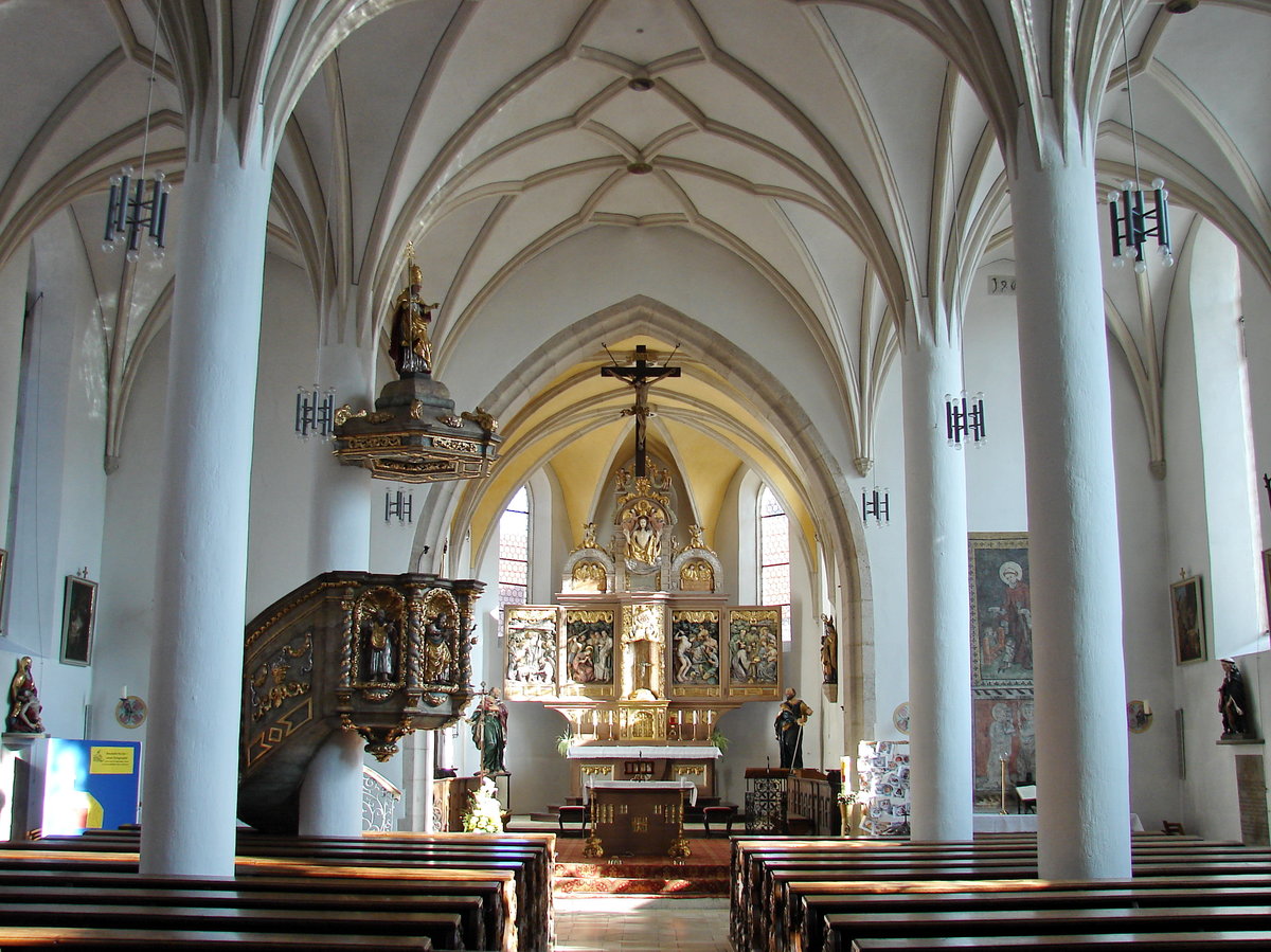 Die rmisch-katholische Pfarrkirche St. Barbara in Abensberg (14.02.2017)