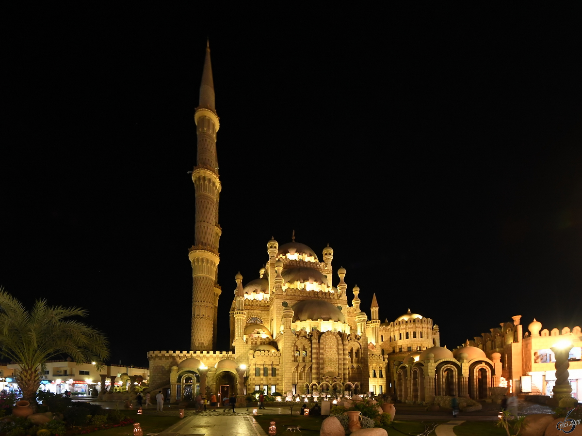 Die Sahaba Moschee am Alten Markt in Scharm El-Scheich. (Dezember 2018) 