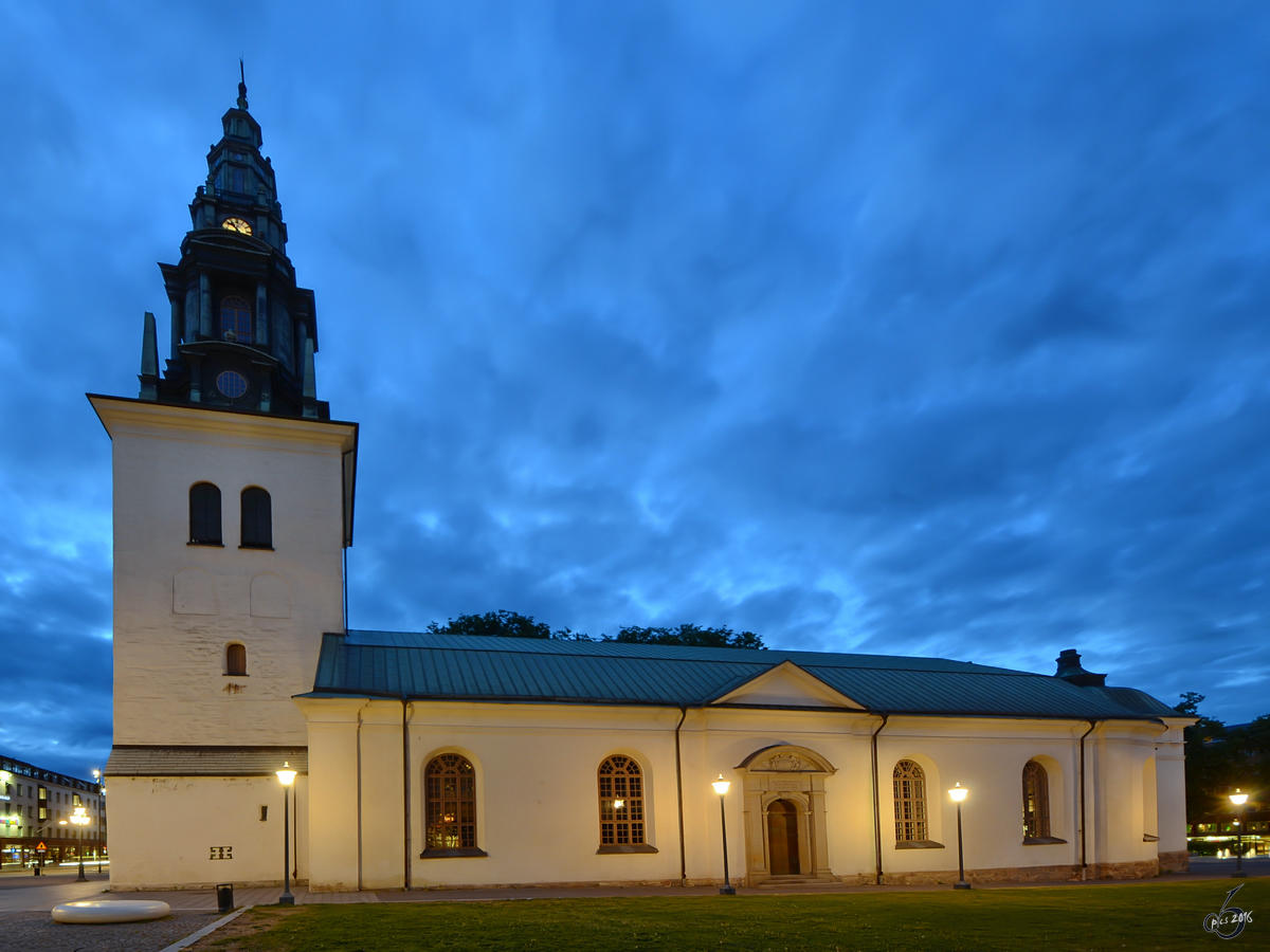 Die Sankt Lars Kirche befindet sich in der Innenstadt von Linkping. (Juni 2012)